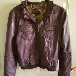 Joujou faux leather jacket